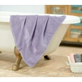 thumbnail image 6 of MALLONI HOME Ultra Soft 6 Pack Cotton Towel Set, Contains 2 Bath Towels 28x55 inch, 2 Hand Towels 16x24 inch & 2 Wash Coths 12x12 inch, Ideal for Everyday use, Compact & Lightweight - Purple, 6 of 8