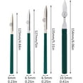 thumbnail image 2 of 4 Pieces Art Ruling Pens Fine Line Masking Fluid Pen Adjustable Hinged Fine Line Pen, 2 of 9