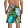 thumbnail image 3 of Naloa Easter Egg1 Men's Beach Shorts, Surfing shorts, Swim trunks, Quick Dry Swim Trunks for Surfing Beach Fun - Medium, 3 of 9
