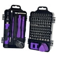 thumbnail image 2 of Dickly Tournevis de Précision 115 Po Trousse d'Outils de Réparation Étui de Rangement Portable Acier au Carbone Violet, 2 of 8