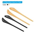 thumbnail image 3 of Uxcell Glasses End Tips Eyeglass Anti Slip Ear Sock Pieces Tube Sleeve Soft 3025 3026, Black Beige 4 Pairs, 3 of 5