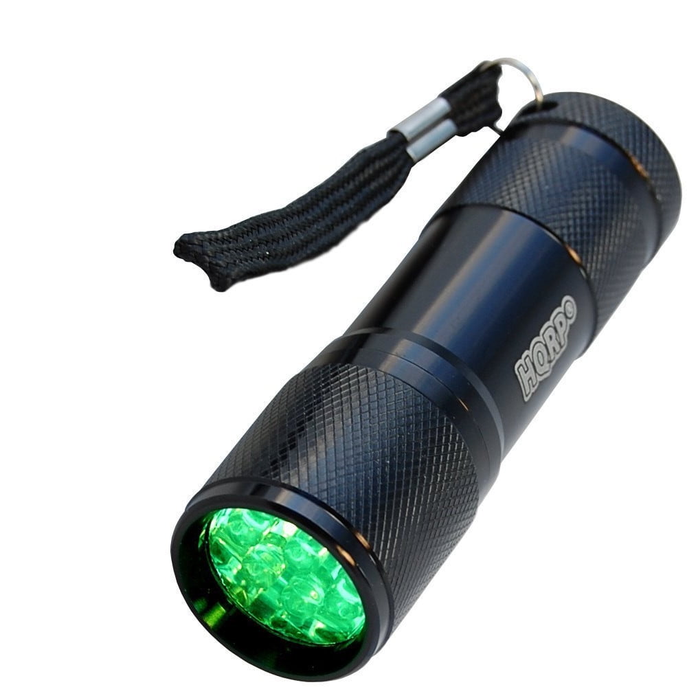 Forhøre Understrege Gemme HQRP Powerful Green Light Flashlight with 9 LEDs for Night Hunting / Spot  Rattlesnake - Walmart.com