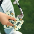thumbnail image 4 of Golf Towel, Cartoon Turtles Microfiber Waffle Golf Towels for Golf Bag with Carabiner Clip Golf Rag 24x16in, 4 of 8