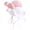 White+pink, variant on 2Pack Kids Sun Hat Toddler Beach Hats with UPF 50+ Sun Protection Wide Brim Girls Bucket Hat