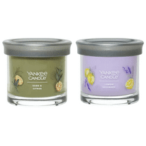 Yankee Candle Small Tumbler Jar Candles, Fresh Essence Variety Pack, 4 oz (Pack of 2)