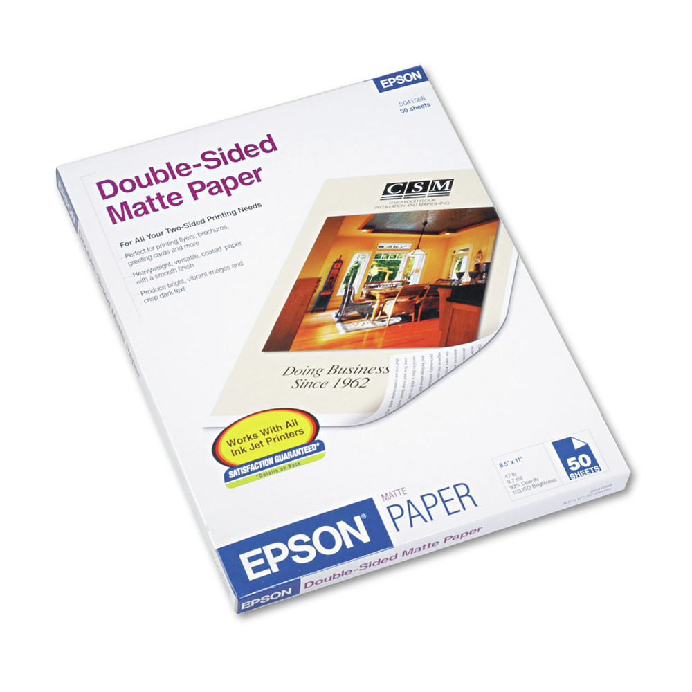 Epson Premium Presentation Paper Matte Double Sided 8 5 X 11 50