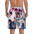 thumbnail image 4 of Stray Kids Men's Swim Trunks Quick Dry Beach Board Shorts with Pockets Mesh Lining Bathing Suits, 4 of 7