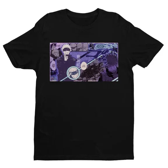 Satoru Gojo Manga Style JJK T-Shirt Size S - 5XL Gift For Friends