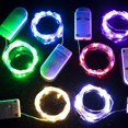 thumbnail image 3 of 12 Pack Led Fairy Lights Battery Operated String Lights Waterproof Silver Wire 7 Feet 20 Led Firefly Starry Moon Lights for DIY Wedding Party Bedroom Patio Christmas (12 Pack, Blue & White), 3 of 14