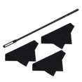 thumbnail image 2 of Flute Cleaning Rod Wind Music Cleaning Tool Cleaning Cloth Set Flute Probe Cleaning Rod+Cloth Rod Length 345mm, 2 of 5