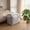Gray, variant on Clear Window Large Capacity Quilt Storage Bag Portable Breathable Organizer for Comforters Blankets Clothes Closet Under Bed