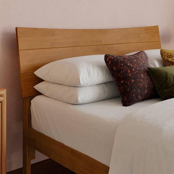 Phoenix Full Wood Headboard in Light Toffee