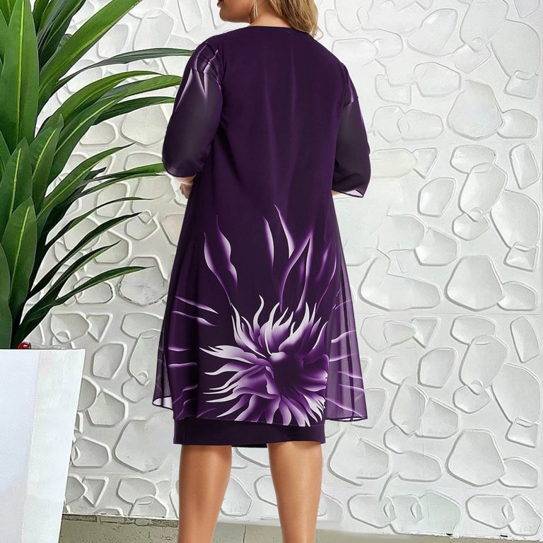 Finelylove Spring Dress Plus Size Sexy Maxi Dress V-Neck Solid Short Sleeve  Sun Dress Black 