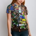 thumbnail image 4 of The Legend of Zelda T-Shirts for Boys Girls, Kids 3D Print Short Sleeve, Unisex Crew Neck Tee Shirts for Youth, 4 of 9