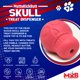 thumbnail image 3 of Dispensador de golosinas y juguete masticable para perros SodaPup MuttsKickButt Skull, 3 of 6
