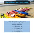 thumbnail image 2 of Lixada Housse Universelle pour Kayak, Canot et Bateau avec Sac de Rangement, Housse Imperméable et Antipoussière, Housse de Rangement, Housse Protectrice, 2 of 8