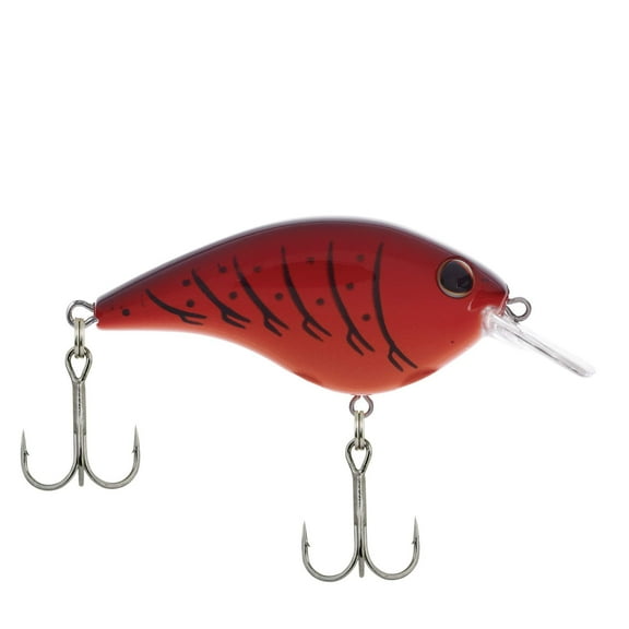 Berkley Frittside Fishing Lure, Candy Apple Red Craw, 1/3 oz
