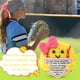 thumbnail image 2 of Peluche de Softbol Suave Tejido a Crochet con Moño y Tarjeta con Mensaje, 2 of 7