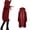 Wine, variant on Smsaxvxz Women's Zip Up Hoodies Fall Fashion Solid Long Sleeve Sweatshirts Oversized Winter Cardigan Jacket Coat with Pocket Wine S