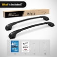 thumbnail image 7 of Nilight Roof Rack Cross Bars Fit for Jeep Cherokee 2014 2015 16 17 18 19 20 21 2022 2023 with Side Rails, Adjustable Aluminum Car Crossbars for Cargo Carrier Luggage Bike Kayak Rooftop Tent Snowboard, 7 of 7