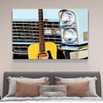 thumbnail image 4 of Vintage Car Guitar Headlights Canvas Poster Bedroom Decor Sports Landscape Office Room Decor Gift,Frame-style,16x24inch(40x60cm), 4 of 8