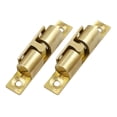 thumbnail image 1 of Miangastore Loquet de Porte à Ressort Anti-Rouille en Cuivre Doré 2 Pcs 2.4X0.4X0.4In pour Usage Domestique, 1 of 8