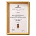 thumbnail image 1 of Charlodey School Supplies Clearance Certificate Frame Solid Wood Authorization Certificate Award Frame B, 1 Box, 1 of 4