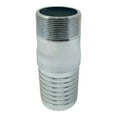 thumbnail image 2 of Gloxco Combination (KC) Nipple Fitting, Reducer, 2-1/2" Hose Shank x 2" Male NPT, Zinc Plated Steel (KCN-2520-NPTR-GS), 2 of 4