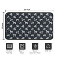 thumbnail image 5 of Blue Cartoon Unicorn Flower Pattern Door Rugs,Washable Non Slip Door Mats Indoor,Decorative Door Mats,Entry Mat Indoor for Entrance,Bedroom,Kitchen,Bathroom,30"x17", 5 of 6