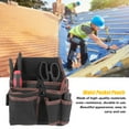 thumbnail image 2 of Bolsa de herramientas para electricista, bolsa de herramientas multifuncional para electricista, bolsillo para la cintura, soporte de almacenamiento para cinturón, respuesta rápida, 2 of 12