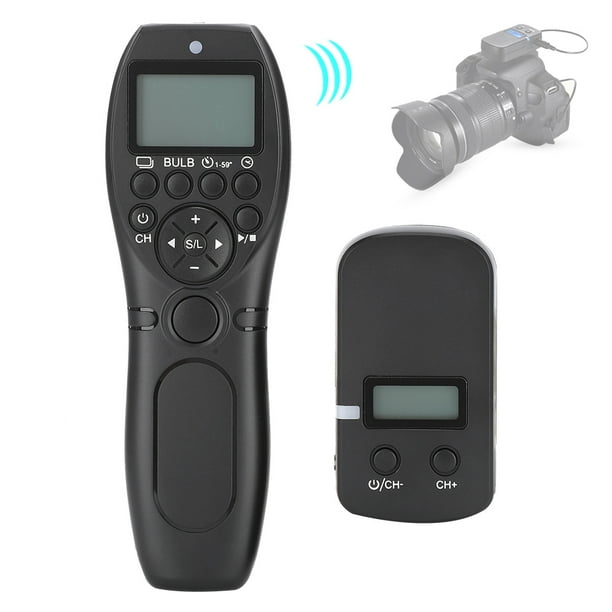 Shutter Remote Control, Camera Wireless Shutter Remote Control LCD ...