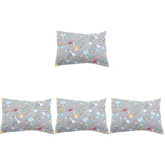 4 Pcs Taie d'Oreiller pour Enfants à Fermeture Enveloppe Housse d'Oreiller pour Tout-Petit Petite Housse d'Oreiller Taie d'Oreiller de Voyage