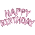 thumbnail image 1 of Globos de feliz cumpleaños, pancarta con letras en 3D y lámina de mylar, decoración inflable para fiestas y eventos para niños y adultos, reutilizable, ecológica y divertida, 1 of 6