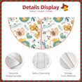 thumbnail image 3 of Rateoe Scandinavian Africa Pattern Christmas Tree Skirt with Ties, Christmas Tree Decorations, Farmhouse Christmas Decor Xmas Holiday Decorations-48", 3 of 6