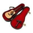 thumbnail image 2 of Modelo de guitarra de casa de muñecas de madera, réplica de guitarra folk en miniatura, modelo de guitarra en miniatura, modelo de instrumento musical en miniatura probado y confiable, 2 of 9