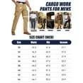 thumbnail image 2 of liyiyiyia Mens Ripstop Work Pants Stretch Cargo Pants Construction Trousers Utility Pant, 2 of 7