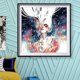thumbnail image 5 of Wdftyju 5D DIY diamante pintura mariposa mujer Rhinestone Kit completo redondo pared arte Wdftyju 4wc5mp3md4hw2eg7, 5 of 9