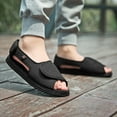 thumbnail image 4 of Diabetic Slippers Adjustable Open Toe Swollen Feet Slipper for Elderly Arthritis, 4 of 10