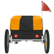 Heavy-Duty Bike Cargo Trailer, 88LBS Capacity, Foldable & Waterproof for Camping