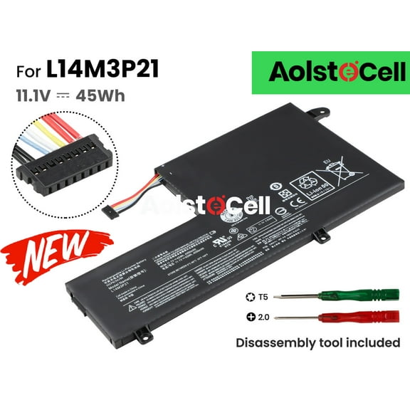 L14L3P21 L14M3P21 Battery For Lenovo Flex 3-1470 3-1480 3-1570 4-1480 4-1580 NEW