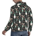 thumbnail image 6 of Fotbe Men's Hoodie with Christmas cute deer old man Pattern - Kangaroo Pocket Pullover Hooded Sweatshirt, Perfect for Daily Wear, Travel, and Home-Small, 6 of 7