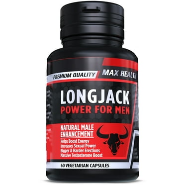 Longjack Tongkat Ali 1000mg Supplement, Booster Power for Men, 60 Capsules