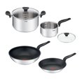 thumbnail image 1 of Batería de Cocina T-fal Primary Acero Inoxidable 6 pzas, 1 of 3