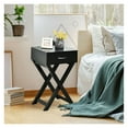 thumbnail image 5 of Design Sofa Side Table with X-Shape Drawer for Living Room Bedroom, 5 of 9