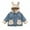 Blue, variant on CPNG Baby Girl's Kids Sherpa Fleece-Lined Zip Up Jacket Bunny Ear Hoodie Sweater Cute Jackets Outerwear Toddler Fall Winter Coat Jacket Outerwear Hoodie