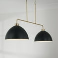 thumbnail image 4 of Capital Lighting 852021 Ross 2 Light 44" Wide Linear Chandelier - Black, 4 of 6