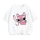 thumbnail image 2 of 2024 Nueva camiseta de Stitch Anime Verano Múltiples camisetas de algodón de moda para niños Cuello redondo Casual Manga corta Estampado Camisón, 2 of 5