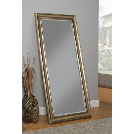 Large Full Length Floor Mirror Leaning Wall Leaner Living Bedroom Antique Gold Full Length Leaner Mirror