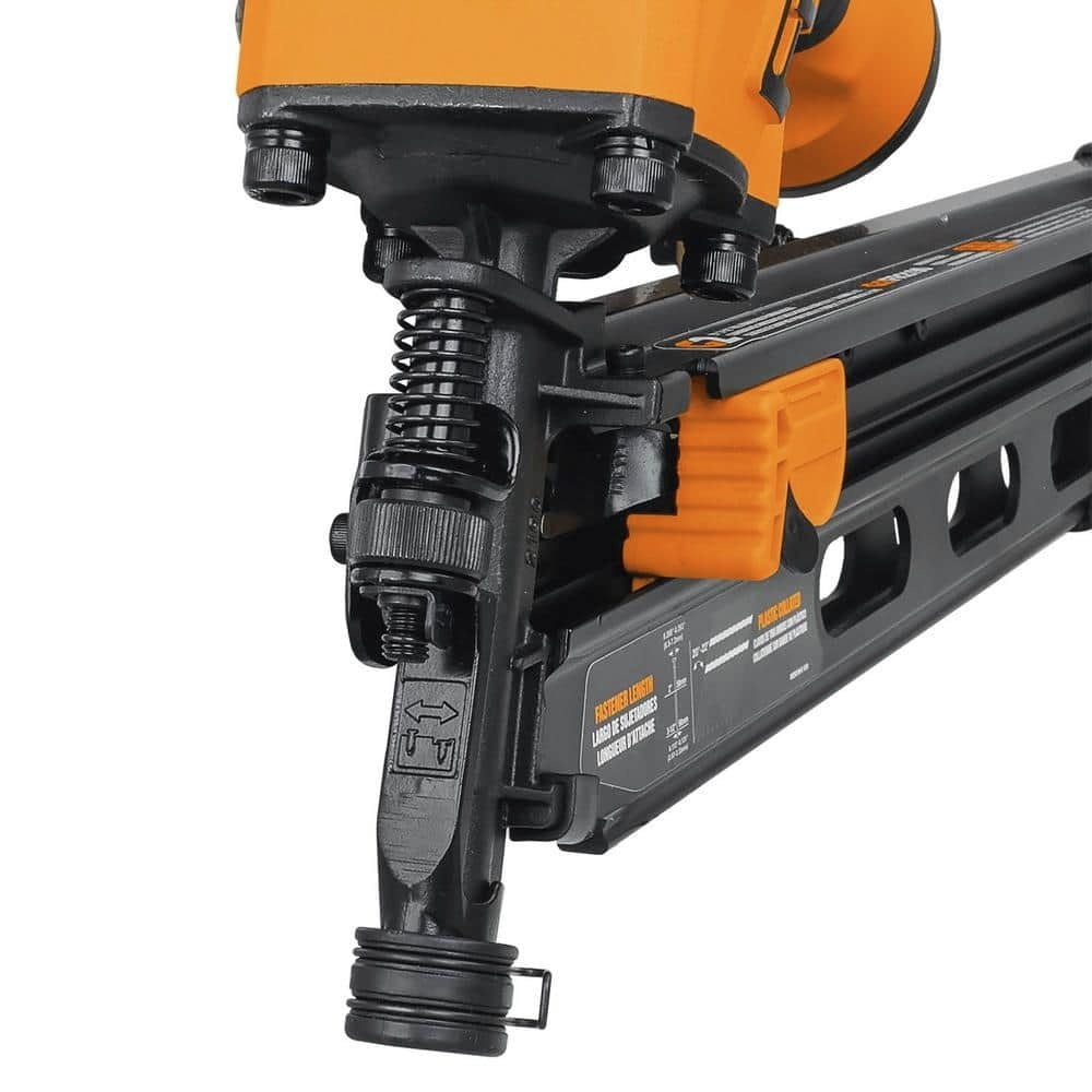 Freeman G2FR2190 2nd Generation Pneumatic 21 Degree 3-1/2" Framing Nailer with Adjustable Metal Belt Hook and 1/4" NPT Air Connector