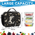 thumbnail image 6 of Herdesigns Cow Butterflies Large Backpack Set with Lunch Box Lightweight Water Resistant Travel Laptop Backpacks Casual Daypacks for Women Men, 6 of 8